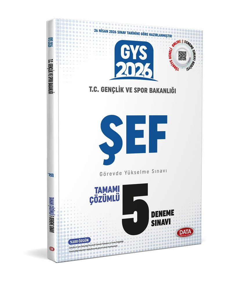 2026 T.C. Gençlik ve Spor Bakanlığı Şef Tamamı Çözümlü 5 Deneme Sınavı