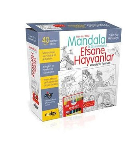 Efsane Hayvanlar - Mandala | Piar Kids