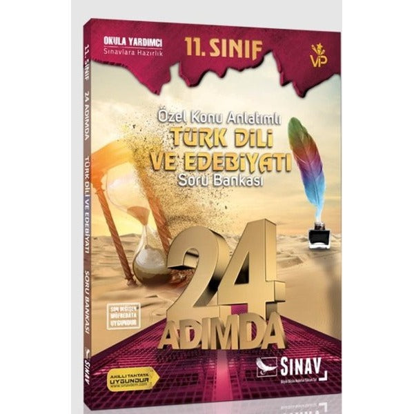 11. Sınıf 24 Adımda Özel Konu Anlatımlı Türk Dili ve Edebiyatı Soru Bankası