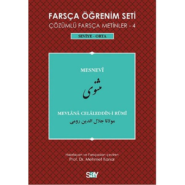 Farsça Öğrenim Seti 4 ( Seviye Orta) Mesnevi | Say Yayınları