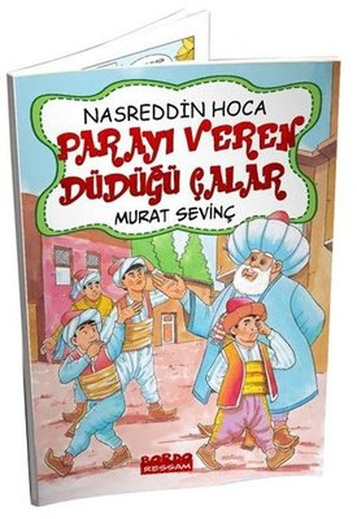 Nasrettin Hoca Parayı Veren Düdüğü Çalar - Çizgi Roman Serisi | Bordo Ressam