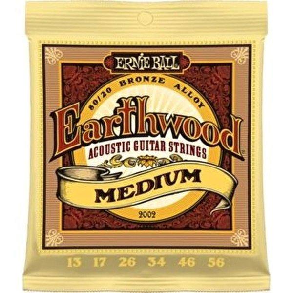 Ernie Ball Earthwood 80/20 Bronze Akustik Gitar Teli (13-56)