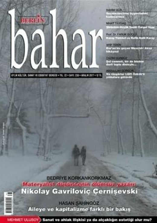 Berfin Bahar Aylık Kültür Sanat ve Edebiyat Dergisi : 238 Aralık 2017 | Berfin Bahar Dergisi (Ciltsiz)