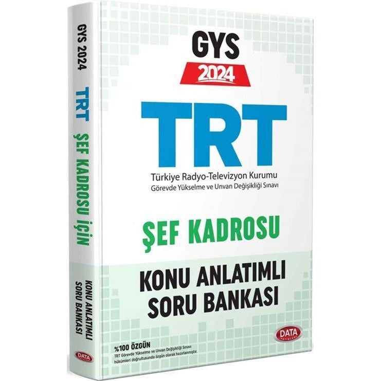 TRT Şef Kadrosu İçin GYS Konu Anlatımlı Soru Bankası