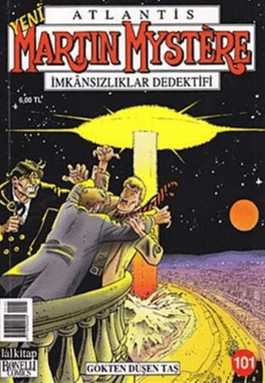 Martin Mystere - İmkansızlıklar Dedektifi Sayı: 101 - Gökten Düşen Taş | Lal Kitap (Ciltsiz)