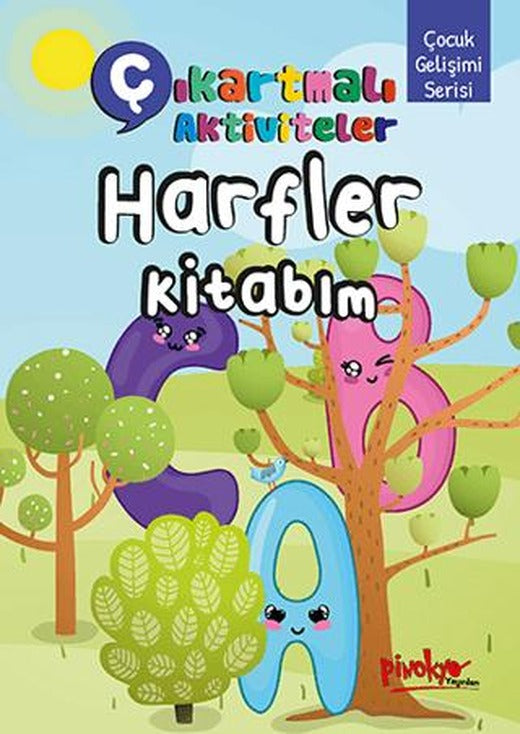 Çıkartmalı Aktiviteler Harfler Kitabım | Pinokyo Yayınları (Ciltsiz)