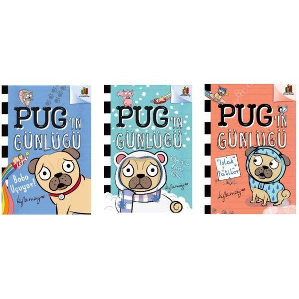 Pug'ın Günlüğü İlk Okuma Kitap Seti - 3 Kitap Takım | Orman Kitap (İnce Kapak)