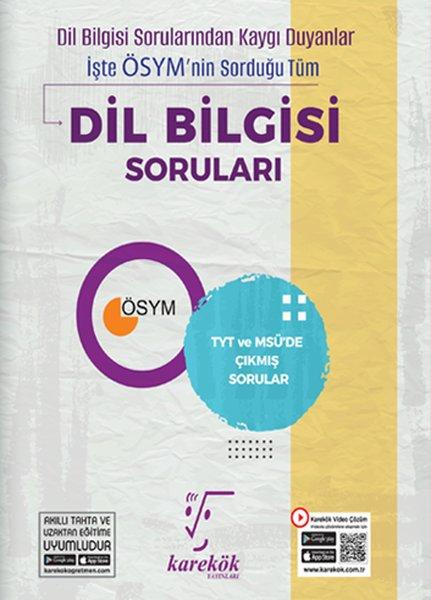 TYT MSÜ ÖSYM'nin Sorduğu Tüm Dil Bilgisi Soruları | Karekök Eğitim Yayın (İnce Kapak)  - Resim 1