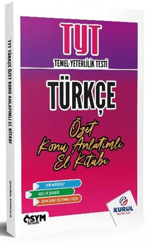 TYT Türkçe Özet Konu Anlatımlı El Kitabı