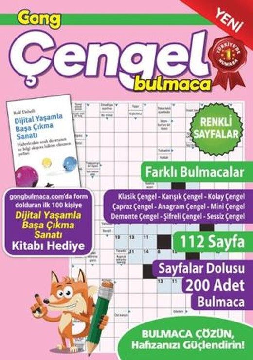 Gong Çengel Bulmaca 18 | Maxi Yayıncılık (Ciltsiz)