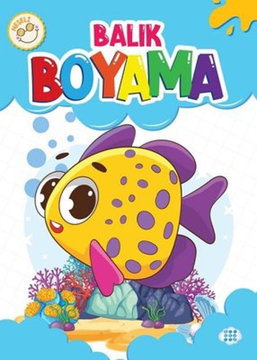 Neşeli Boyama Seti - 10 Kitap Takım | Dokuz Yayınları