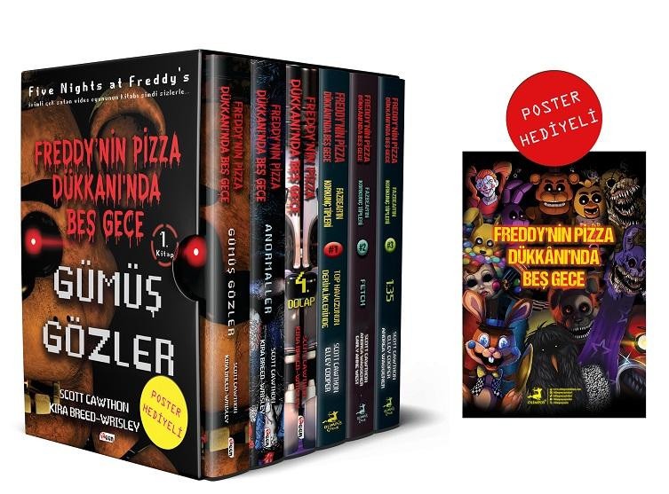 Freddy Pizza Dükkanı Seti - 6 Kitap Takım | Olimpos Çocuk (İnce Kapak)