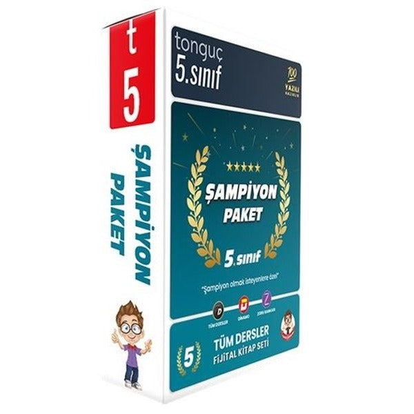 5. Sınıf Şampiyon Paketi Seti - 7 Kitap Takım | Tonguç Akademi (İnce Kapak)
