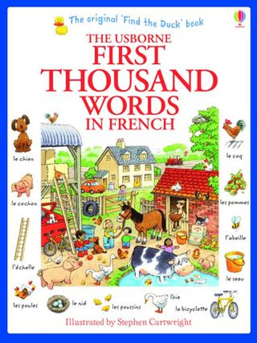 First Thousand Words In French | Usborne (Ciltsiz)