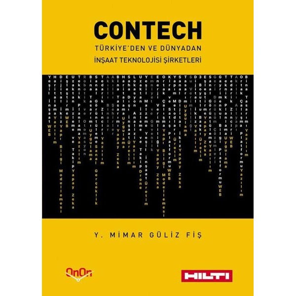 Contech - Türkiye'den ve Dünyadan İnşaat Teknolojisi Şirketleri | Onon Ajans Yayıncılık (İnce Kapak)