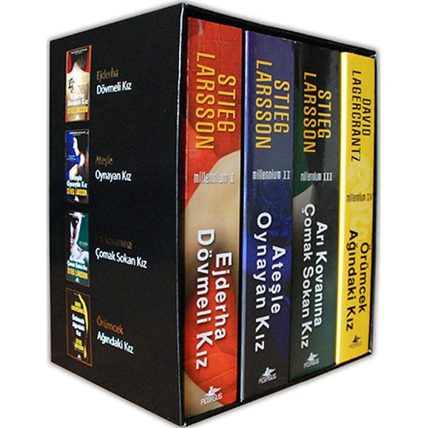 Millennium Serisi Seti - 4 Kitap Takım | Pegasus (İnce Kapak)