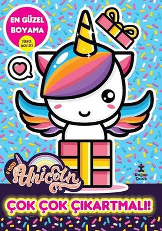 I Love Unicorn - Güzel Boyama - Çok Çok Çıkartmalı! | Doğan Çocuk