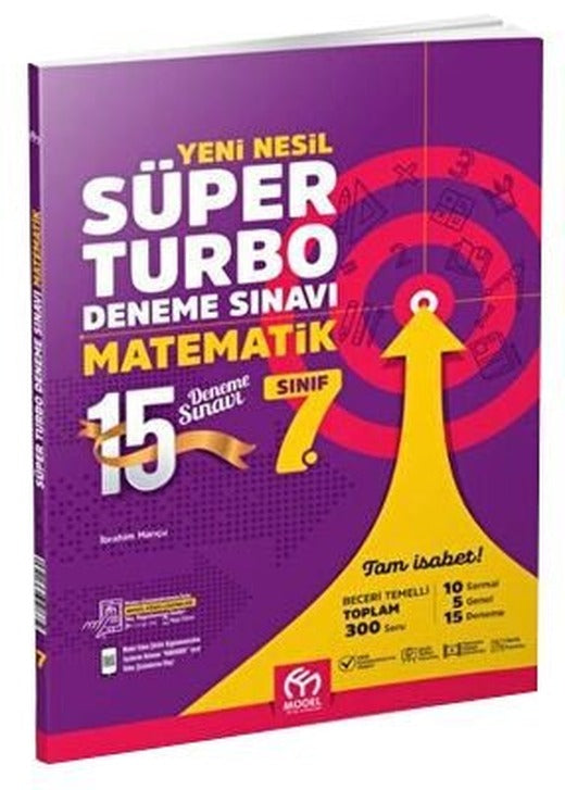 7. Sınıf Matematik Yeni Nesil Süper Turbo Deneme Sınavı | Model Eğitim Yayınları