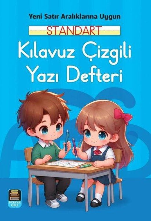 Standart Kılavuz Çizgili Yazı Defteri 16 x 24 | Mercan Okul (İnce Kapak)