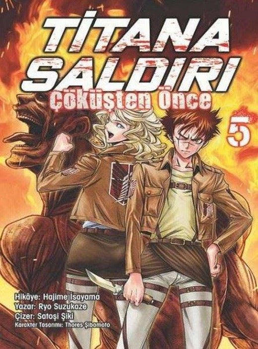 Titana Saldırı: Çöküşten Önce - Cilt 5 | Komik Şeyler (İnce Kapak)