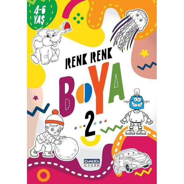 Renk Renk Boya - 2 | Çamlıca Çocuk Yayınları