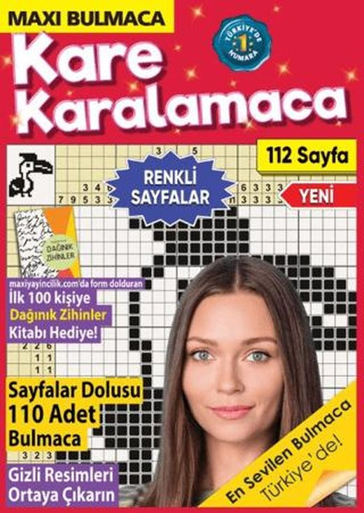 Maxi Kare Karalamaca 24 | Maxi Yayıncılık (Ciltsiz)