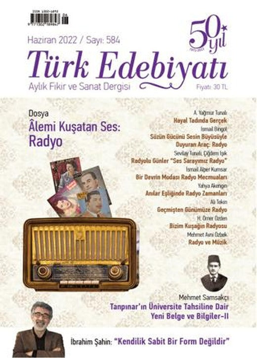 Türk Edebiyatı Dergisi Sayı: 584 Haziran 2022 | Türk Edebiyatı Dergisi (Ciltsiz)