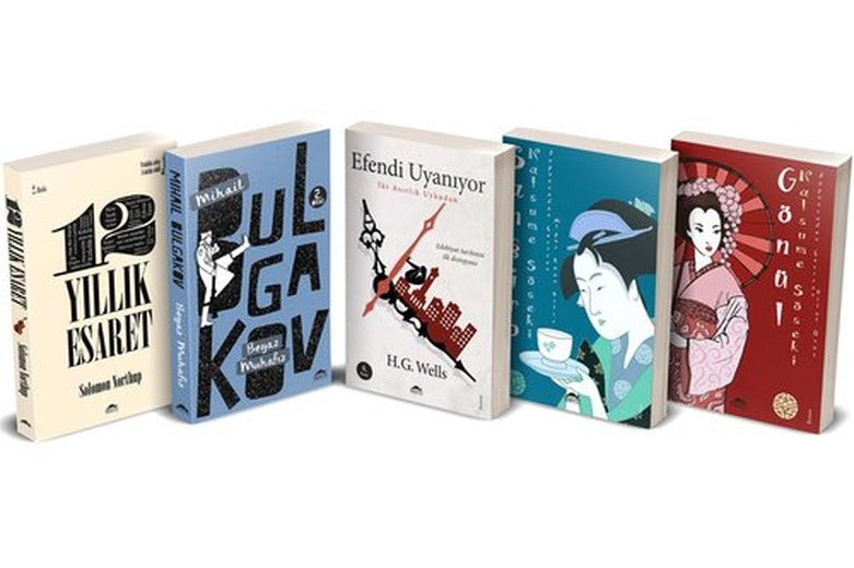 Klasik Edebiyat Seti 2 - 5 Kitap Takım | Maya Kitap (İnce Kapak)