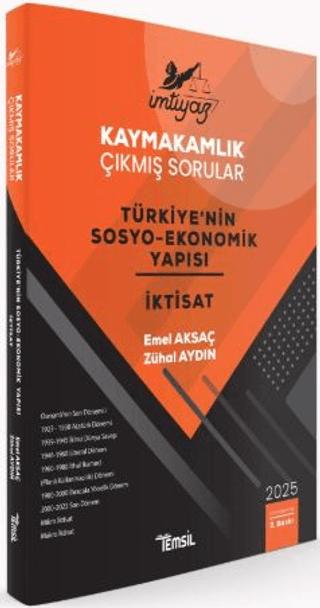 İmtiyaz Kaymakamlık Çıkmış Sorular Türkiye'nin Sosyo - Ekonomik Yapısı ve İktisat | Temsil Kitap (Ciltsiz)  - Resim 1