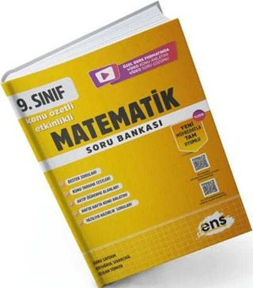 9. Sınıf Matematik Etkinlikli Soru Bankası | ENS Yayınları (Ciltsiz)
