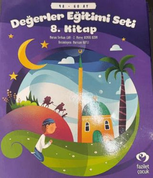 5 Yaş ve Üzeri Değerler Eğitimi Seti 8. Kitap | Fazilet Çocuk Yayınevi (Ciltsiz)