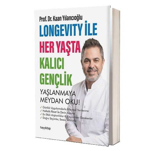 Longevity İle Her Yaşta Kalıcı Gençlik | Hayykitap (İnce Kapak)
