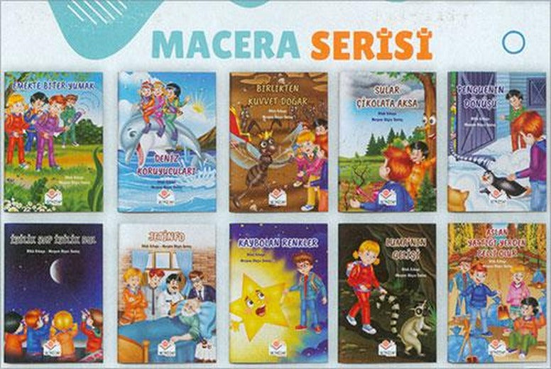 Macera Serisi 10 Adet Hikaye Kitabı SetKitap Yayıncılık