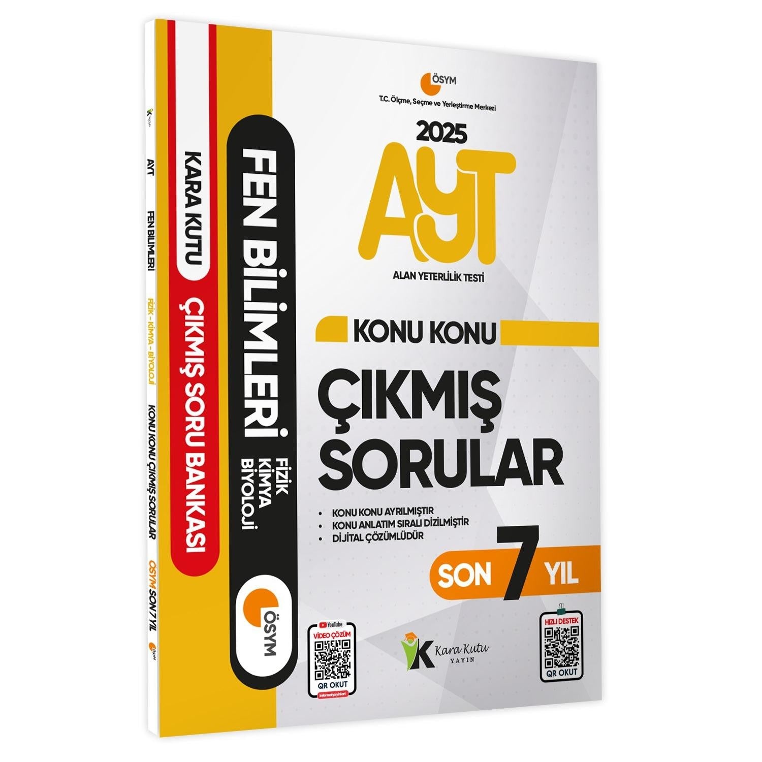 2025 YKS-AYT Fen Bilimleri Son 7 Yıl Çıkmış Sorular
