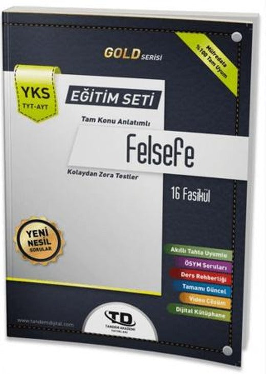 TYT - AYT Gold Serisi Felsefe 16 Fasikül Eğitim Seti