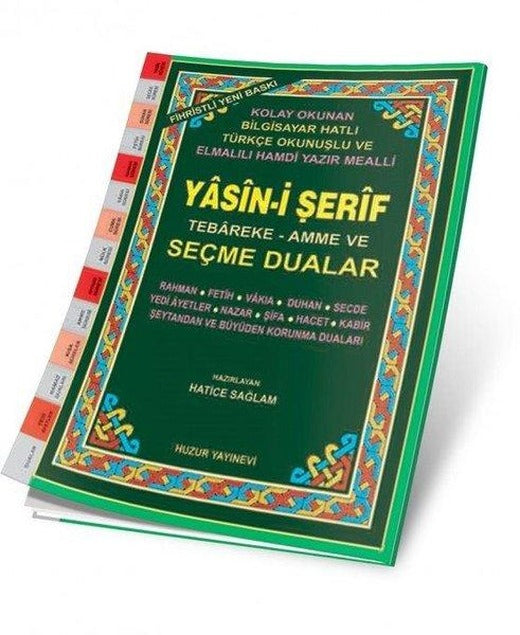 Yasin-i Şerif Tebareke - Amme ve Seçme Dualar | Huzur Yayınevi - İslam Dizisi (İnce Kapak)