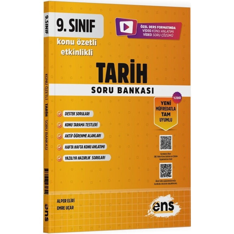 9. Sınıf Tarih Etkinlikli Soru Bankası | ENS Yayınları (Ciltsiz)