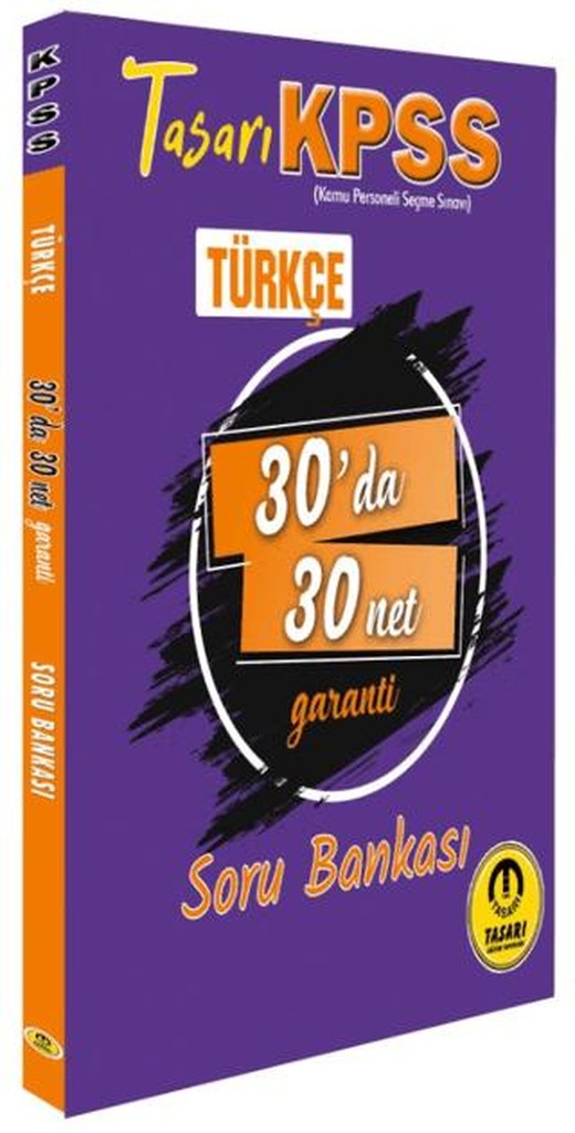 KPSS Türkçe 30 Da 30 Net Soru Bankası