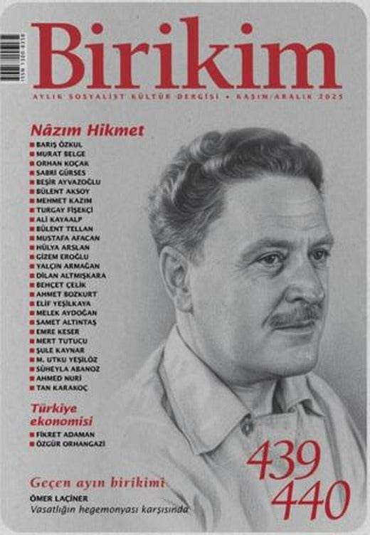 Birikim Aylık Sosyalist Kültür Dergisi Sayı: 439-440 Kasım- Aralık 2025 | Birikim Yayınları (Ciltsiz)