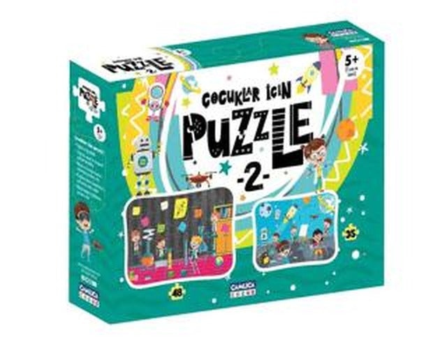 Çocuklar İçin Puzzle 2 - Kutulu | Çamlıca Çocuk Yayınları