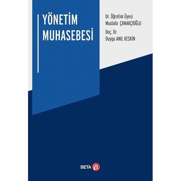 Yönetim Muhasebesi | Beta Yayınevi (Ciltsiz)