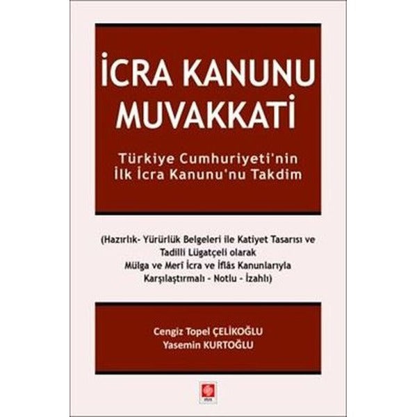 İcra Kanunu Muvakkati | Ekin Basım Yayın (İnce Kapak)