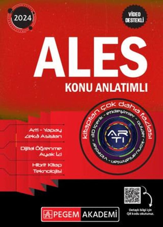 2024 ALES Konu Anlatımlı | Pegem Akademi Yayıncılık (Ciltsiz)