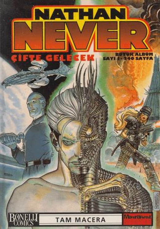Nathan Never Büyük Albüm Sayı: 1 Çifte Gelecek | Oğlak Yayıncılık (Ciltsiz)