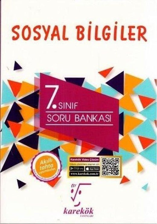 7.Sınıf Sosyal Bilgiler Soru Bankası | Karekök Eğitim Yayın (İnce Kapak)