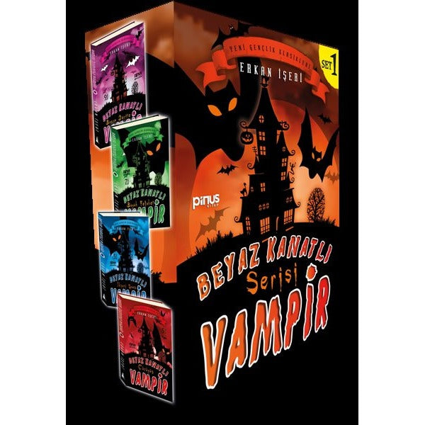 Beyaz Kanatlı Vampir Set 1-4 Kitap Takım | Pinus Kitap