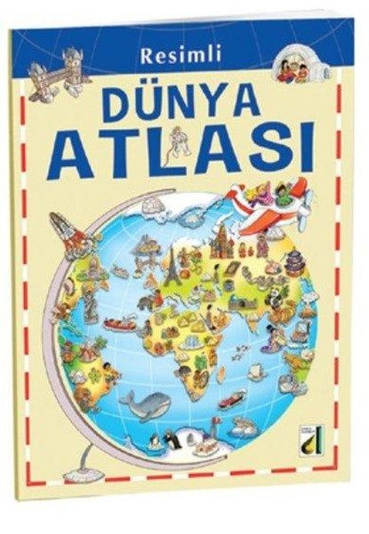 Resimli Dünya Atlası | Damla Yayınevi (İnce Kapak)