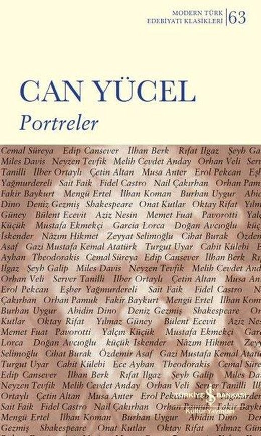 Portreler - Modern Türk Edebiyatı Klasikleri 63 | İş Bankası Kültür Yayınları (İnce Kapak)