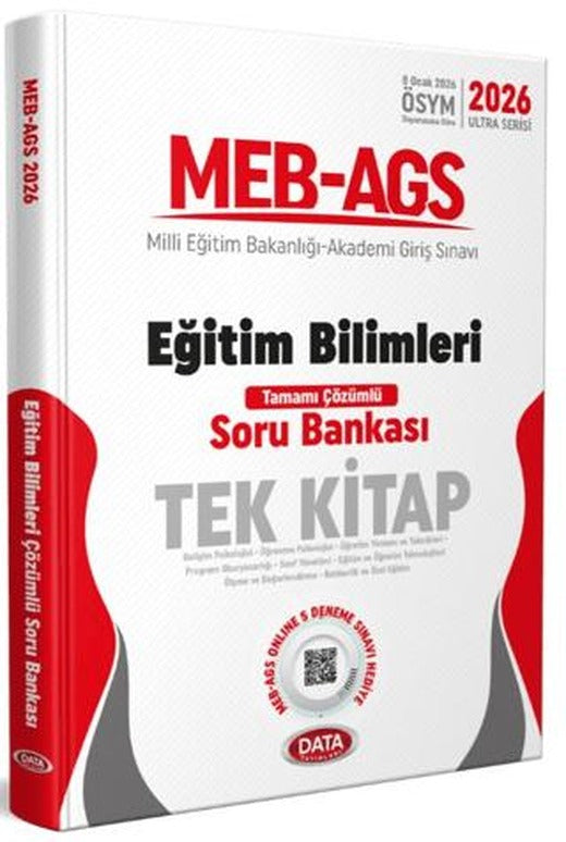 2026 MEB-AGS Eğitim Bilimleri Tek Kitap Tamamı Çözümlü Soru Bankası