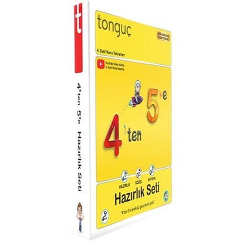 4'ten 5'e Hazırlık Seti | Tonguç Akademi (İnce Kapak)